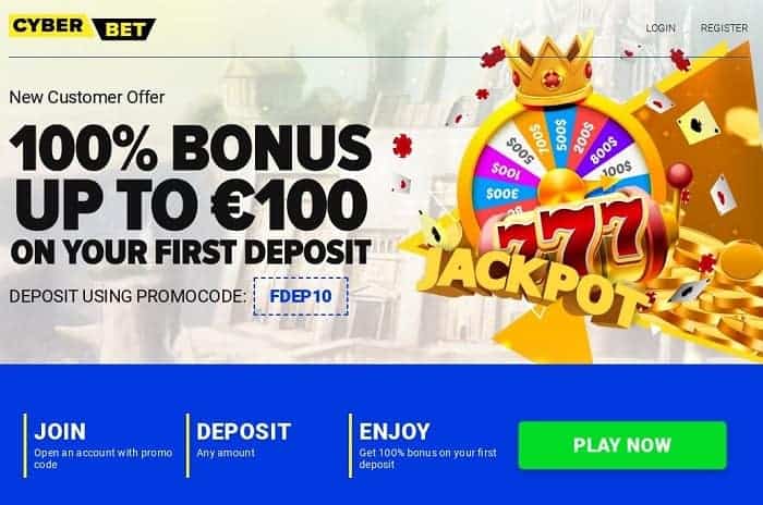 Get 100% up to 100 EUR and free spins! 