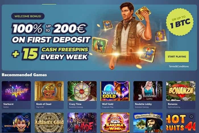 100% free bonus and 60 gratis spins 