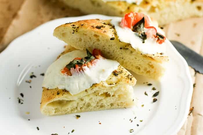 Focaccia caprese