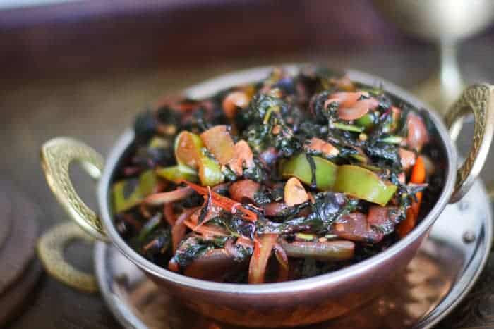 Sauteed Amaranth Greens