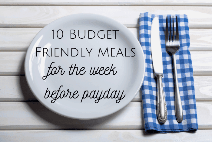 budget friendly meals