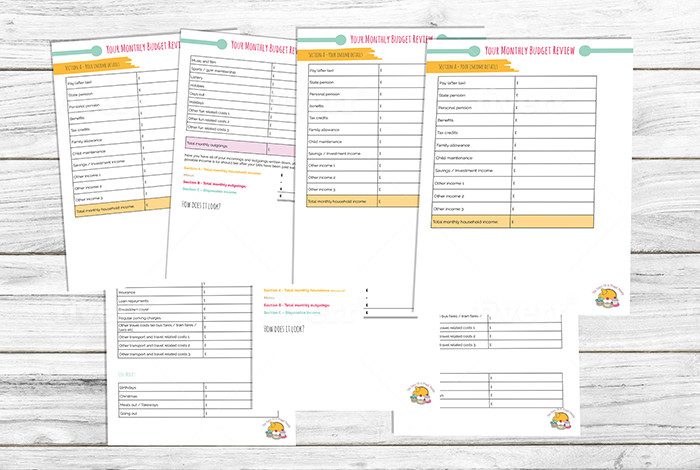 Monthly Budget Planner Printable | Simple Budget Worksheet| Personal Budget  Template | Instant Download