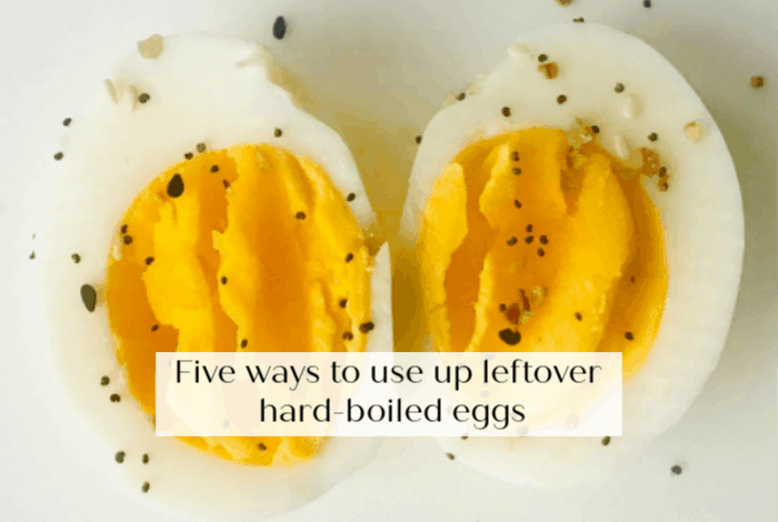 Five ways to use up leftover hard-boiled eggs