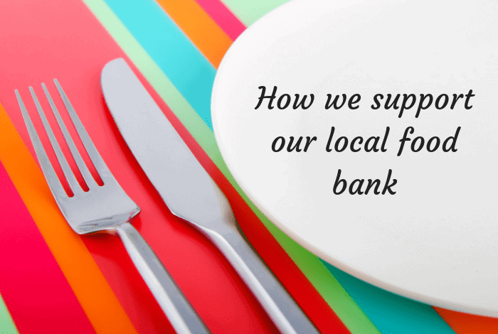How we support our local food bank!