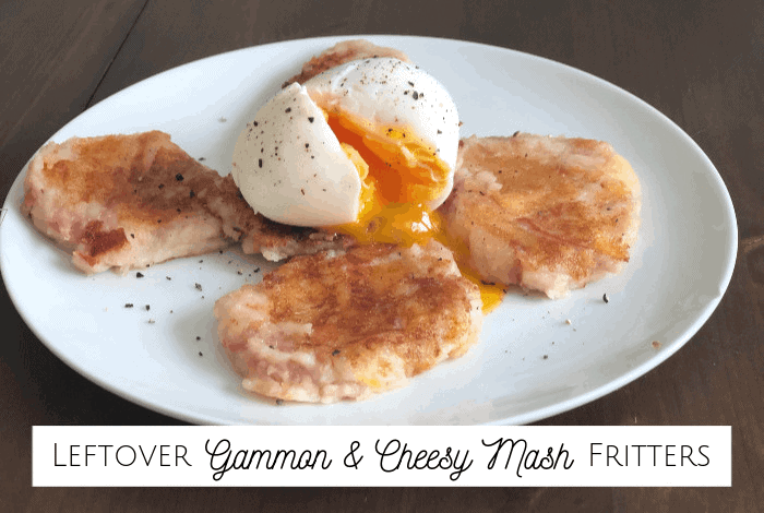 Leftover Gammon and Cheesy Mash Fritters