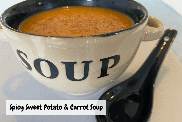 Spicy Sweet Potato and Carrot Soup