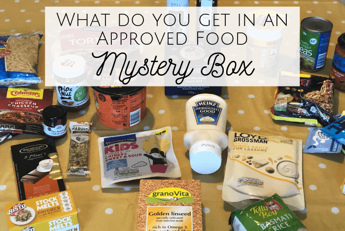 I ordered an Approved Food Mystery Box last weekend and it arrived yesterday so I thought I'd share the contents with you today!