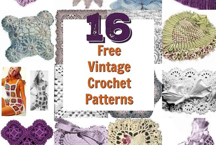 Free vintage crochet patterns
