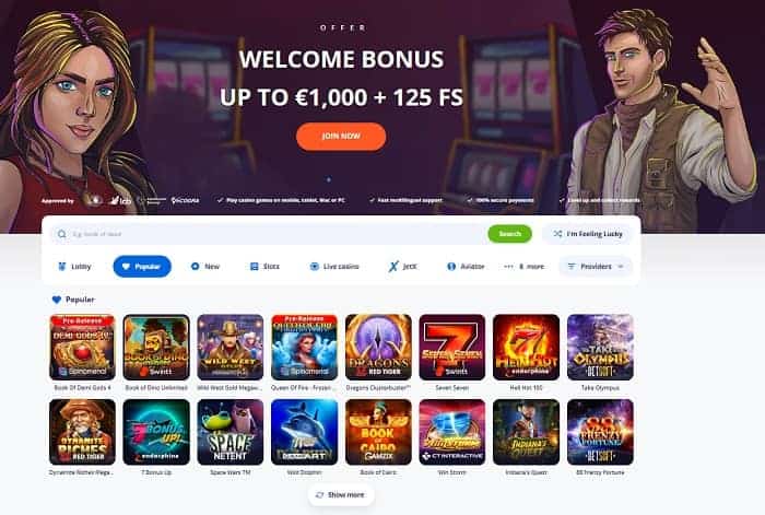 Visit the Casino Page