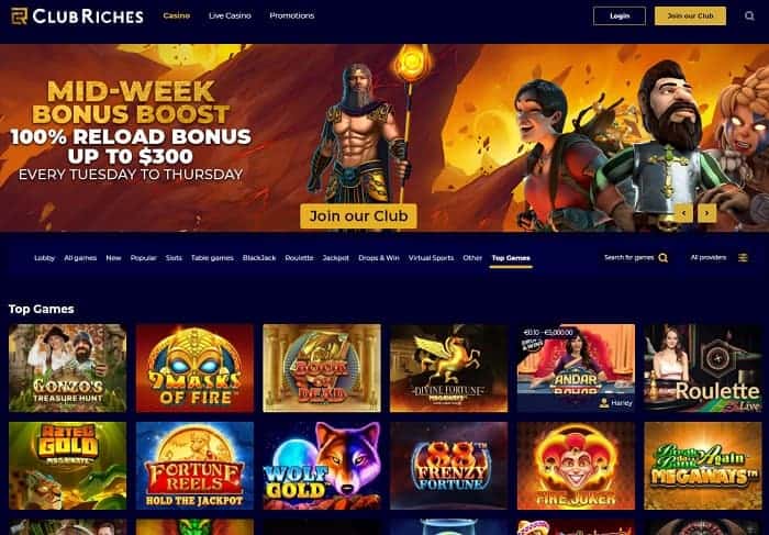 100% match bonus and 100 free spins on first deposit 