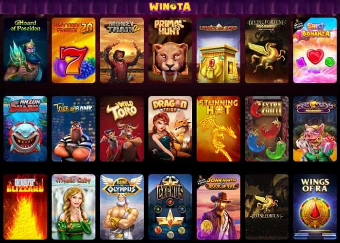 Winota Casino and Mobile Games 