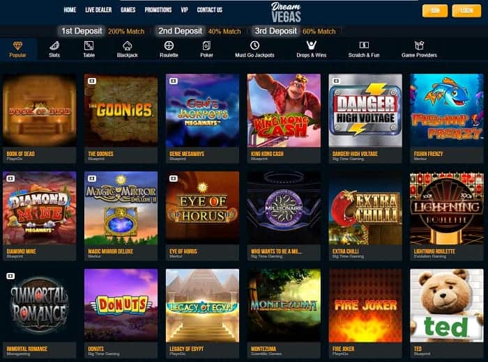 Dream Casino Gratis Spins 