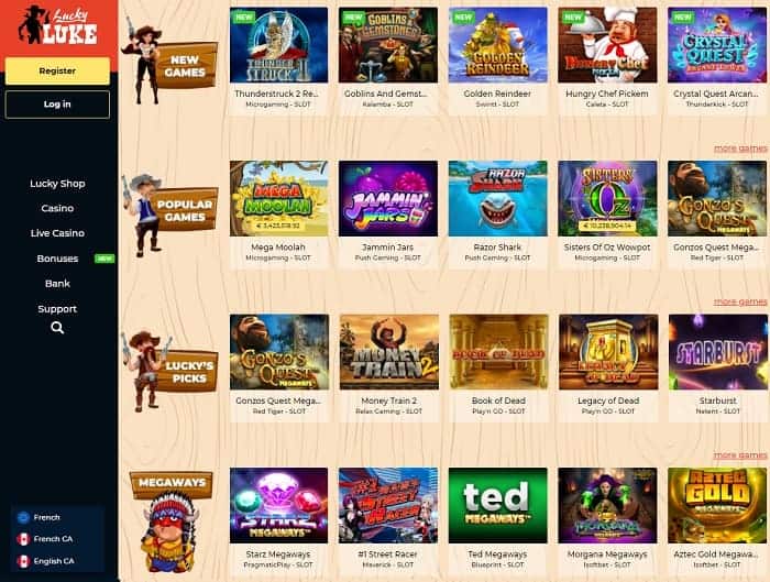 Lucky Luke Casino Promotions 