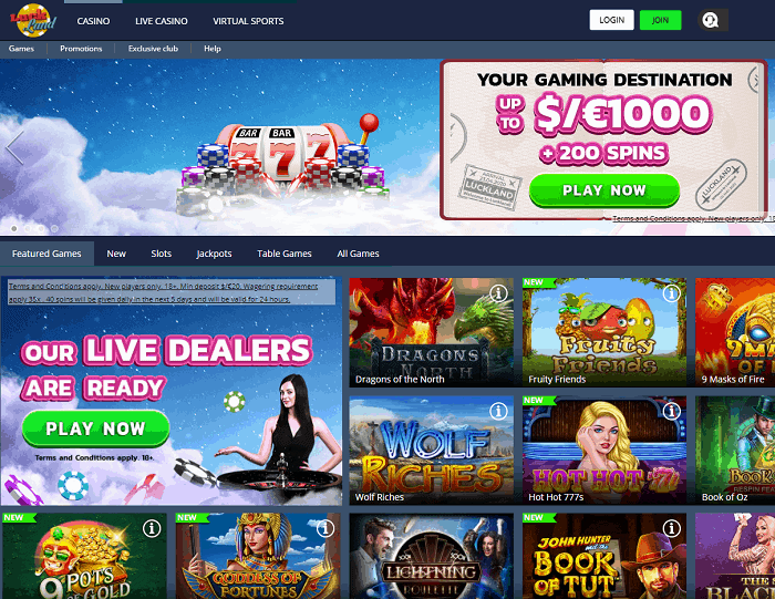 Luckland Online Casino Review 