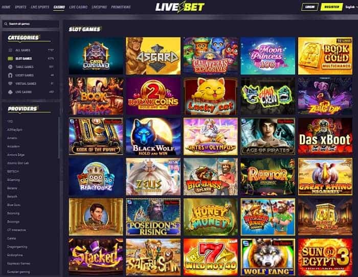 Try slots and table games with free money! 