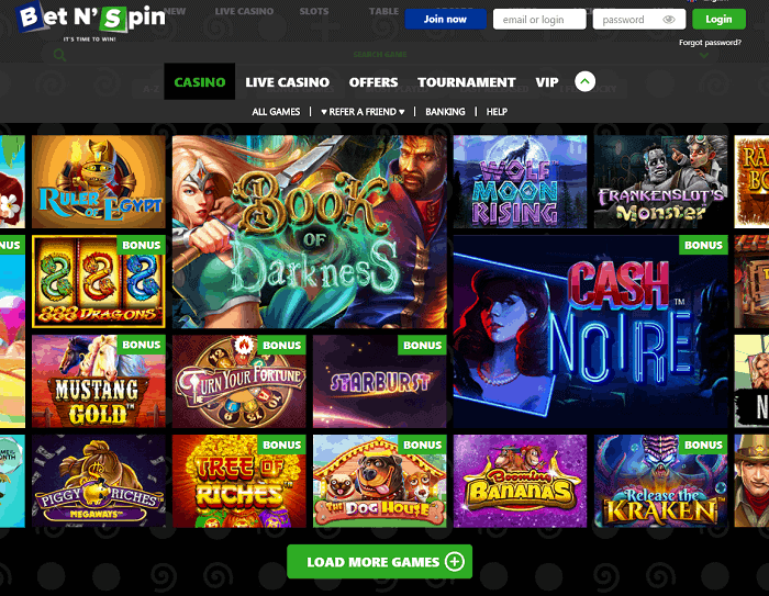 Bet N’Spin Casino & Sportsbook Review 