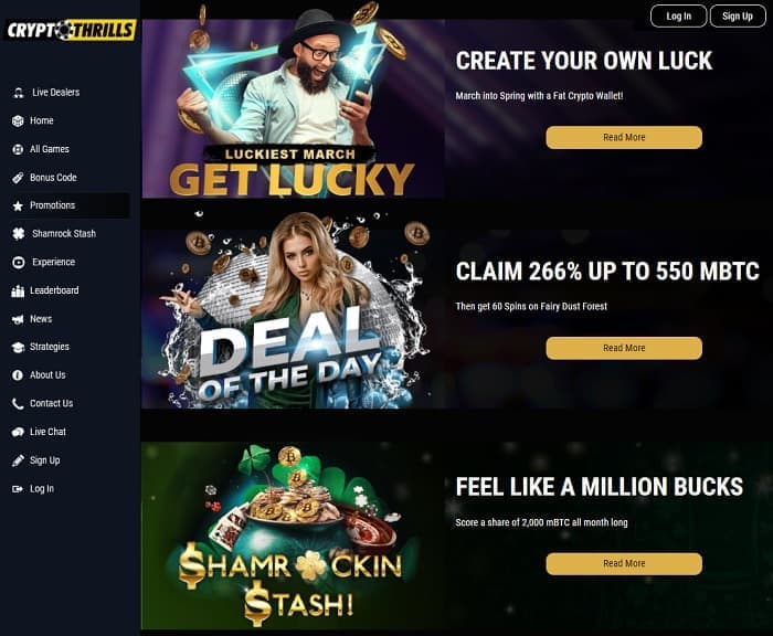 Crypto Thrillz Casino Online Review 