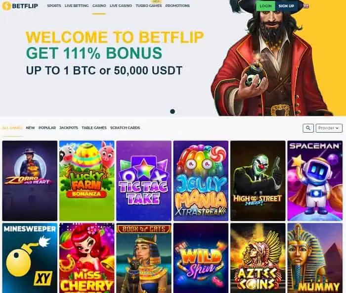 Play the best Betflip Games! 