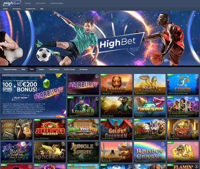 HighBet Free Games