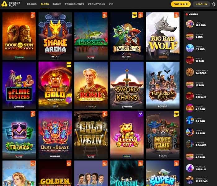 Create your gaming account with Rocket Play Casino 