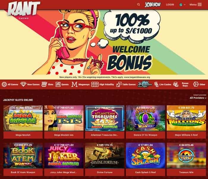 Rant Free Spins 