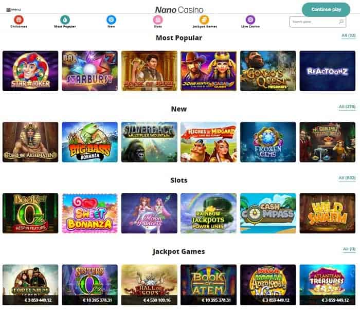 Nano Casino Review Website 