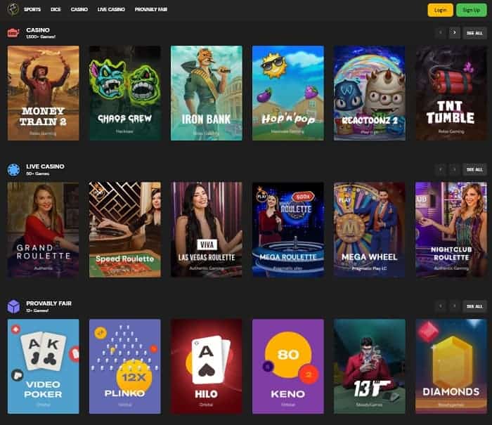 FortuneJack Bitcoin Casino 