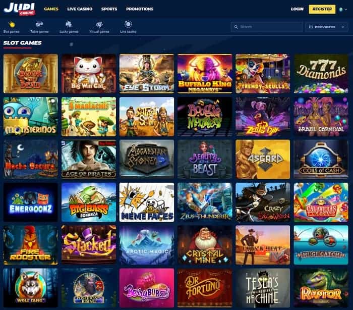 Jupi Casino Free Spins Bonus 