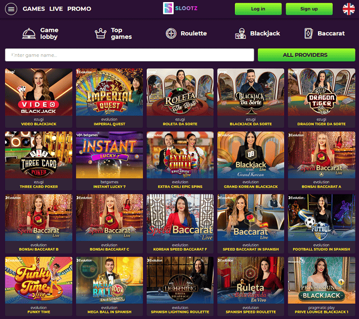 Play Live Casino Games