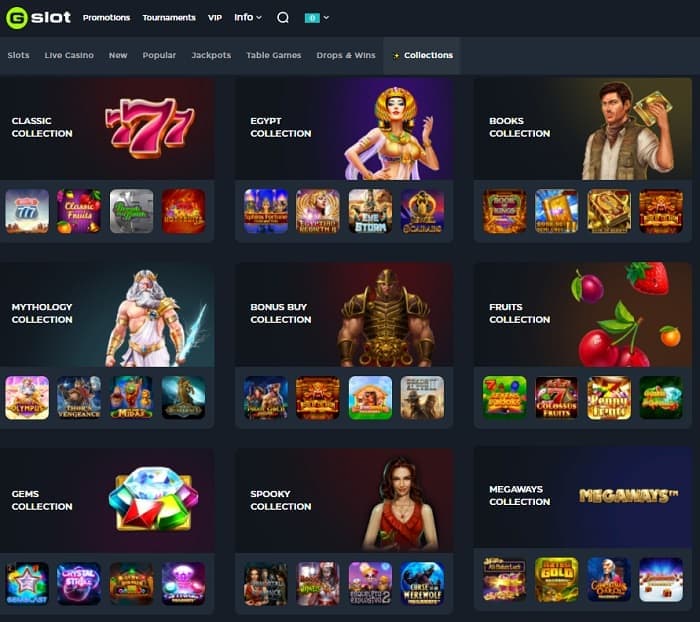 GSlot Casino 20 free spins