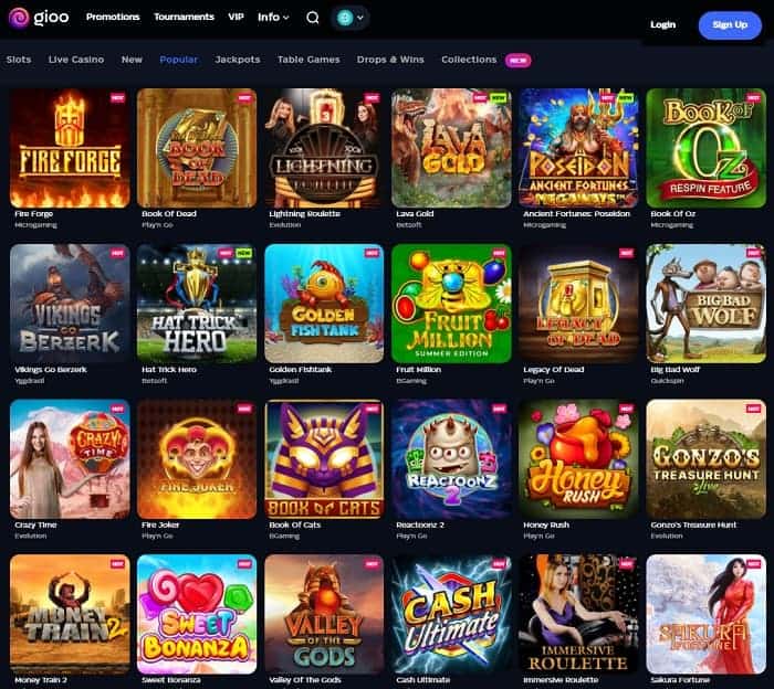 Gioo Free Spins 