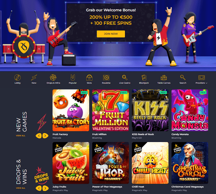 Rolling Slots Website 