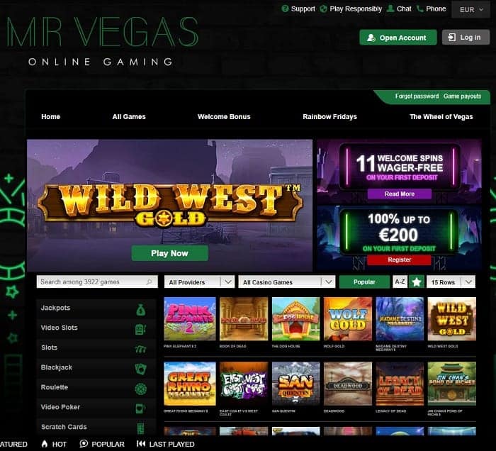 Mr Vegas Online