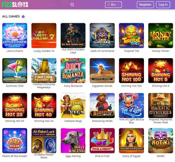 List of Casino Games 