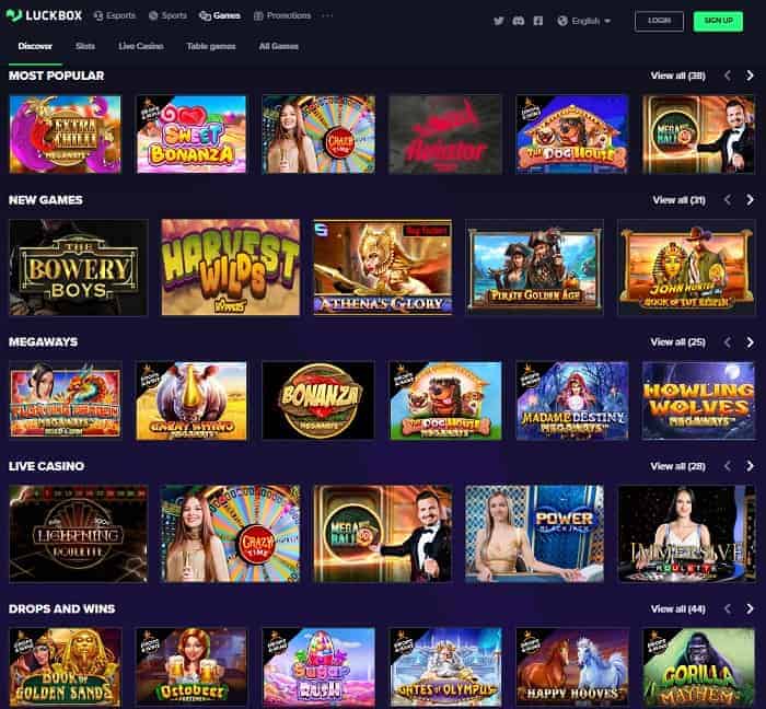 Box Casino Games 