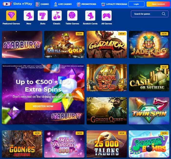 Try the best slots with free spins! 