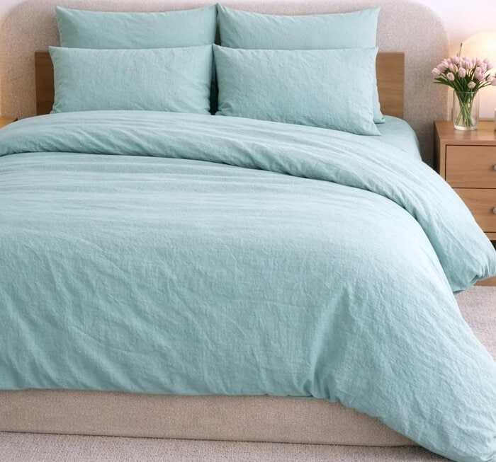 Linen Blend Duvet Cover Set