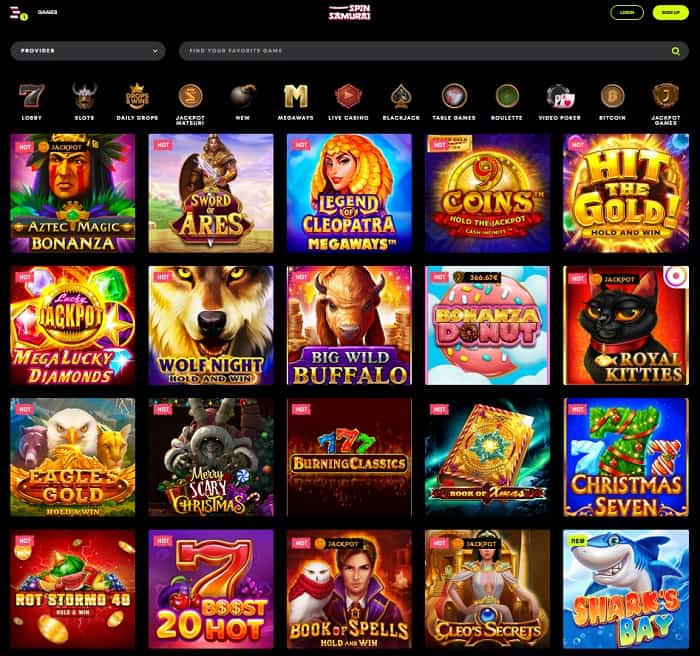 Spin Samurai screen page Spinsamurai Gaming in Down Under Account Creation Process