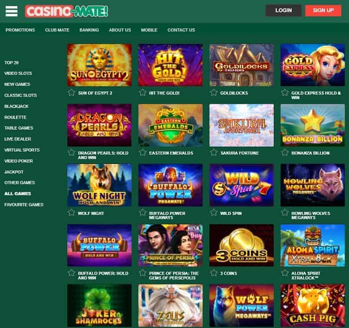 Pokies Free Spins at CasinoMate.com 