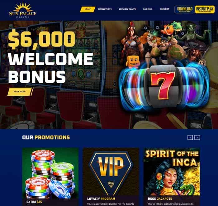 Sun Palace Free Spins Bonus Codes 