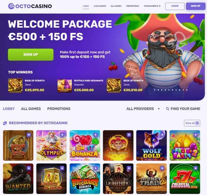 500 EUR + 150 Free Spins Bonus 