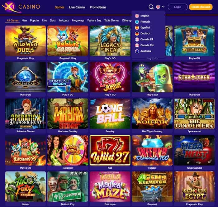 X1 Casino Review - free spins, welcome bonus, promotion