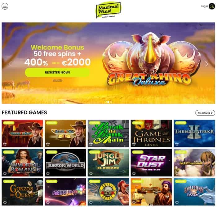 Great Rhino Deluxe free spins 