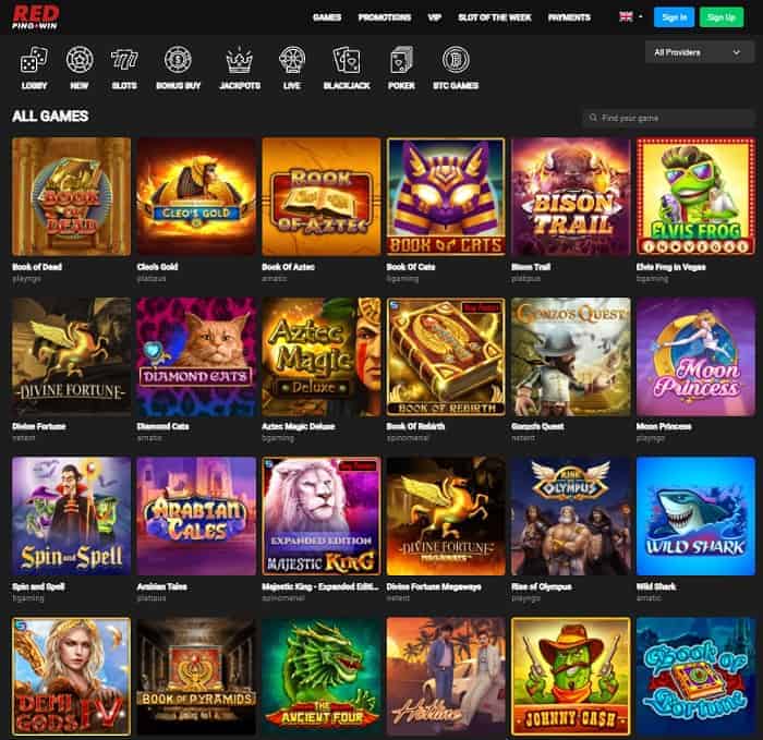 RedPingWin Casino free bonus 