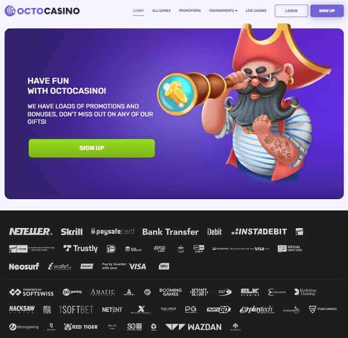 Octo Casino Bonus