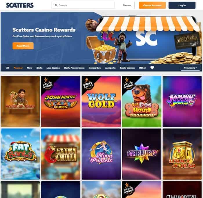 Scatters.com Free Bonus 