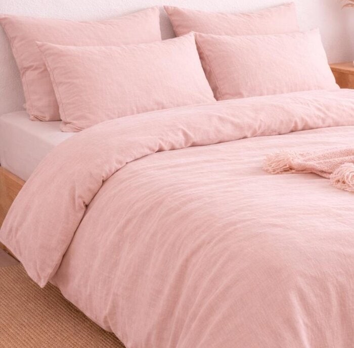 Linen Blend Duvet Cover Set
