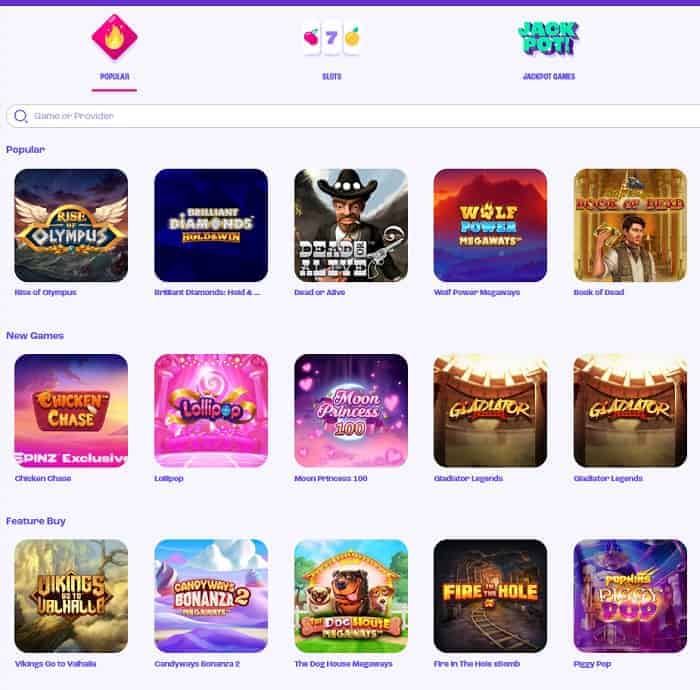 Spinz Casino Free Spins Bonus