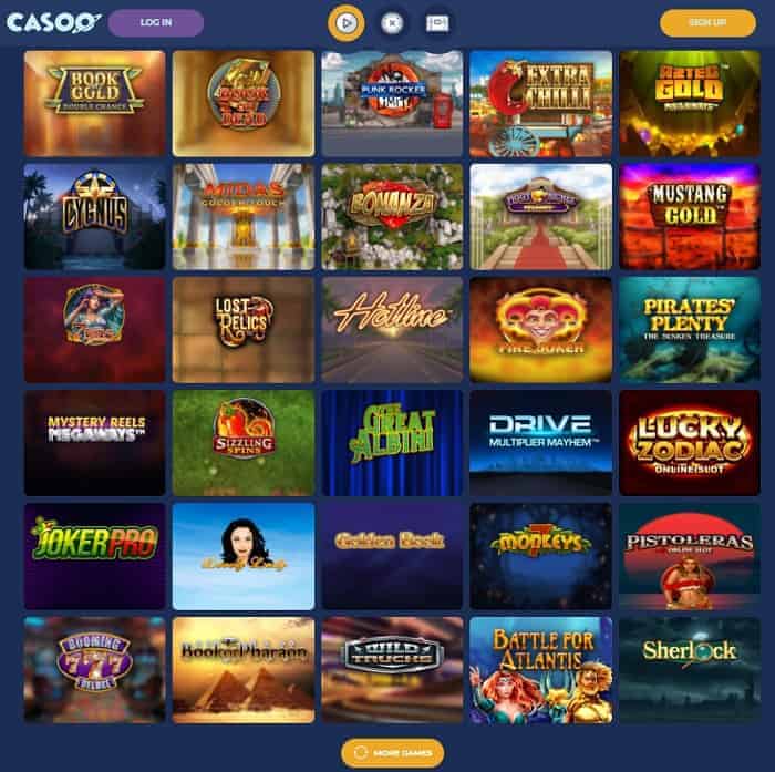 Casoo Casino Website