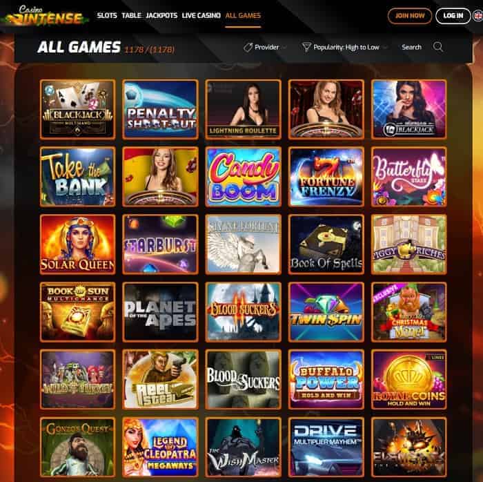 Casino Intense Full Review 